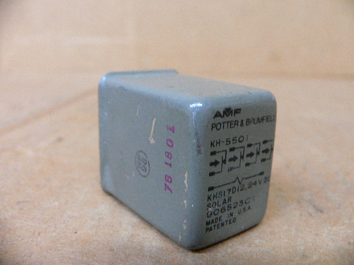POTTER & BRUMFIELD KHS-17D12 24VDC RELAY