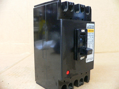 MITSUBISHI NF30-SB 5A 3 POLE NO FUSE BREAKER MITSUBISHI NF30-SB 5A 3 POLE NO FUSE BREAKER