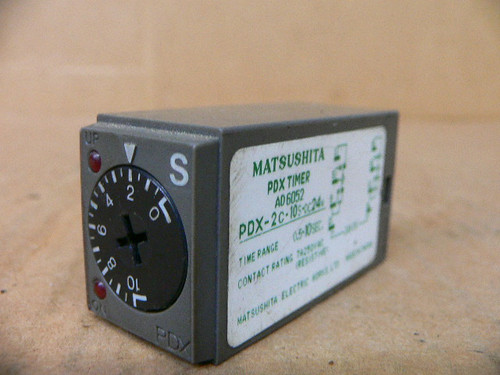 MATSUSHITA PDX-2C-10S-DC24V TIMER TIME DELAY RELAY