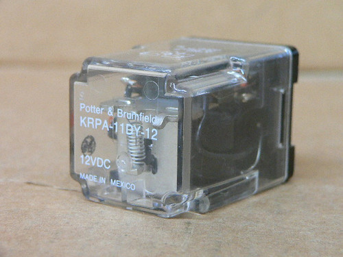 POTTER & BRUMFIELD KRPA-11DY-12 RELAY 12V COIL POTTER & BRUMFIELD KRPA-11DY-12 RELAY 12V COIL