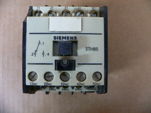 SIEMENS 3TH85 05-0A CONTACTOR SIEMENS 3TH85 05-0A CONTACTOR