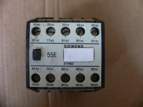 SIEMENS 3TH83 55-0A Contactor Relay SIEMENS 3TH83 55-0A Contactor Relay