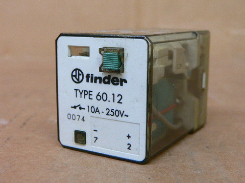 FINDER 60.12 RELAY 24 VDC COIL FINDER 60.12 RELAY 24 VDC COIL