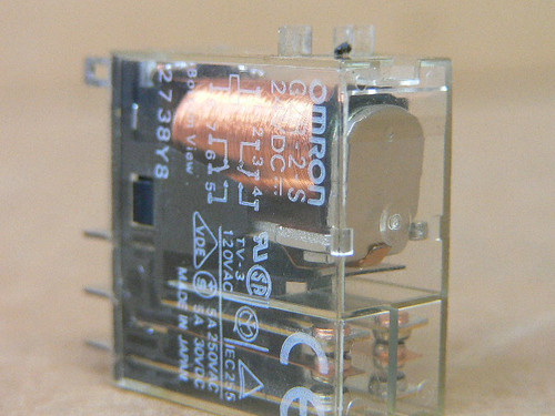 OMRON G2R 2-S RELAY 24VDC