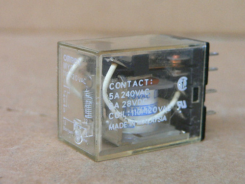 OMRON MY2 RELAY 110/120 VAC OMRON MY2 RELAY 110/120 VAC