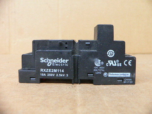 SCHNEIDER ELECTRIC RXZE2M114 RELAY SOCKET SCHNEIDER ELECTRIC RXZE2M114 RELAY SOCKET