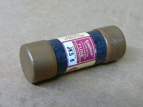 Bussmann JKS6 Current Limiting Class J 6 Amp 600v Fuse