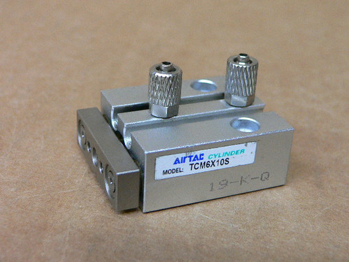 AIRTAC TCM6X10S TRI-ROD PNEUMATIC CYLINDER BRONZE BEARING