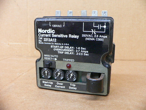 NORDIC 3313A12 CURRENT SENSITIVE RELAY