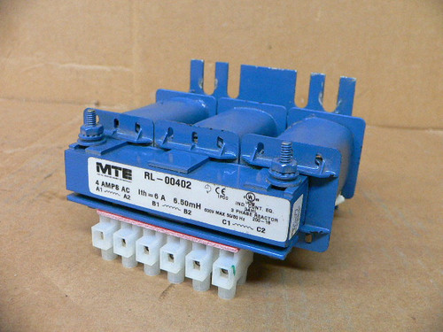 MTE RL-00402 THREE PHASE REACTOR TRANSFORMER MTE RL-00402 THREE PHASE REACTOR TRANSFORMER