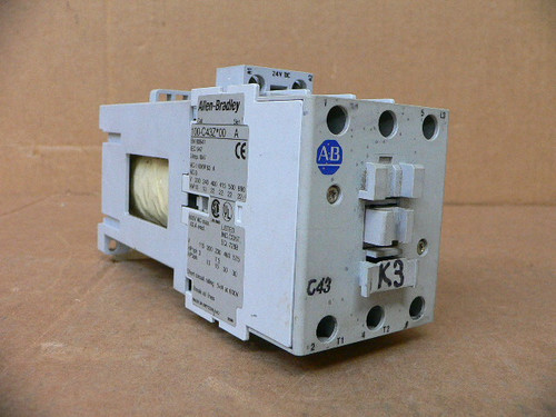 Allen Bradley 100-C43ZJ00 Contactor 24V Coil 600VAC 75A