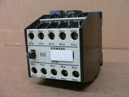 SIEMENS 3TH83 55-0A CONTACTOR 115V SIEMENS 3TH83 55-0A CONTACTOR 115V