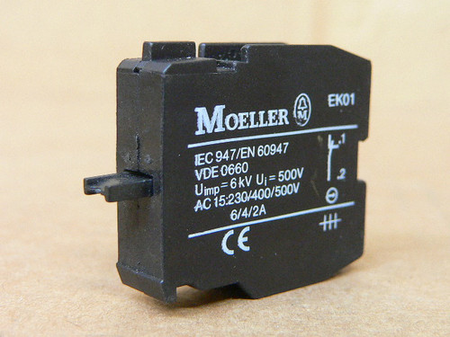 MOELLER EK01 CONTACT BLOCK MOELLER EK01 CONTACT BLOCK