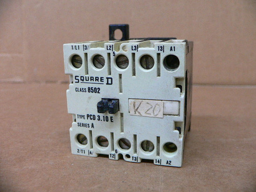 SQUARE D 8502-PCD3.10E CONTACTOR 24V SQUARE D 8502-PCD3.10E CONTACTOR 24V