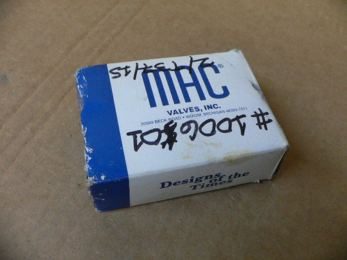 MAC 113B-501JC PNEUMATIC VALVE ASSEMBLY (NIB)