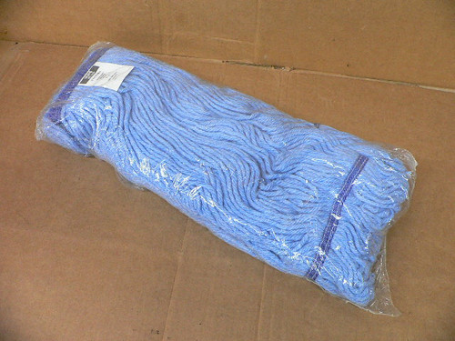 ULINE S-14793BLU HEAVY DUTY WET MOP HEAD (NIB)