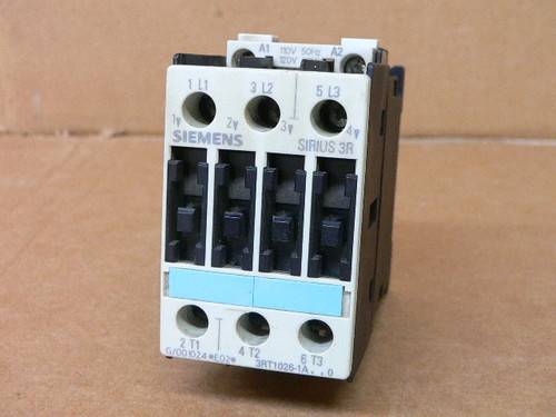 Siemens 3RT1026-1AK60 Contactor 110/120V (USED)