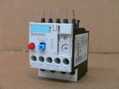 SIEMENS SIRIUS 3RU1116-1BB0 Overload Relay SIEMENS SIRIUS 3RU1116-1BB0 Overload Relay