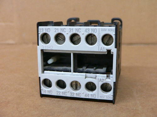Siemens 3TH2022-0AK6 Contactor Control Relay, 110V Coil Siemens 3TH2022-0AK6 Contactor Control Relay, 110V Coil