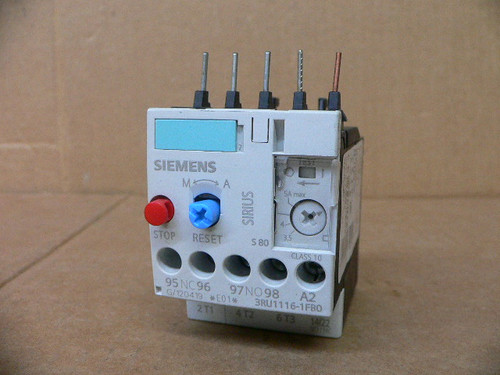 Siemens Sirius 3RU1116-1FB0 Overload Relay Siemens Sirius 3RU1116-1FB0 Overload Relay