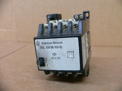 KLOCKNER-MOELLER DIL08M-10-G 24VDC CONTACTOR KLOCKNER-MOELLER DIL08M-10-G 24VDC CONTACTOR