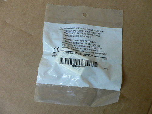Allen Bradley P20 Overload Heater Element Relay Allen Bradley P20 Overload Heater Element Relay