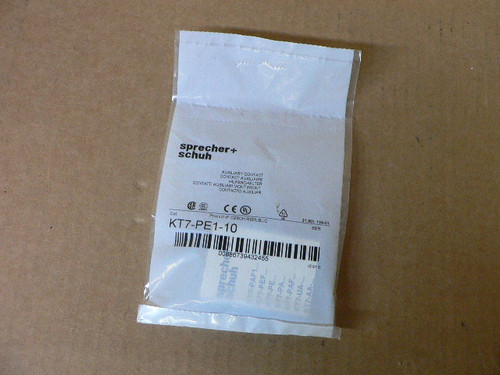 SPRECHER & SCHUH KT7-PE1-10 CONTACT BLOCK