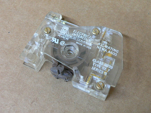 SQUARE D 9999 SX-7 ELECTRICAL INTERLOCK USED