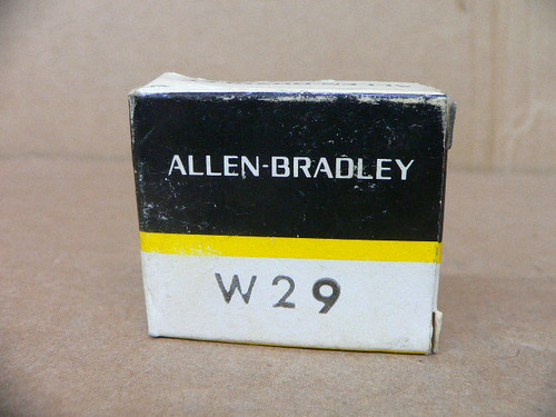 ALLEN BRADLEY W29 W SERIES OVERLOAD RELAY HEATER ELEMENT NIB ALLEN BRADLEY W29 W SERIES OVERLOAD RELAY HEATER ELEMENT NIB