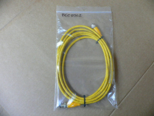 BALLUFF BCC M415-M414-3A-304-EX44T2-030, DOUBLE-ENDED CORDSET, BCC05LZ USED