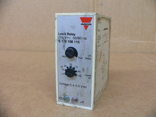 ELECTROMATIC S 178 156 115 RELAY ELECTROMATIC S 178 156 115 RELAY