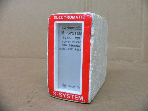 ELECTROMATIC SV190-120 DUAL LEVEL RELAY 120V