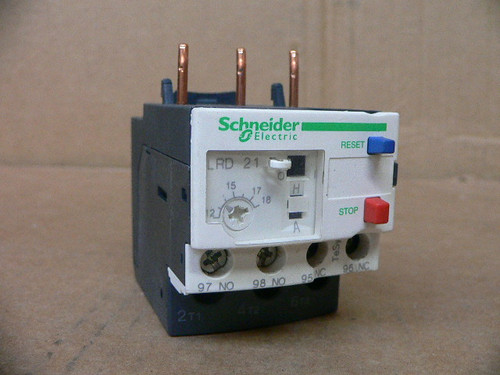 SCHNEIDER ELECTRIC LRD 21 OVERLOAD RELAY SCHNEIDER ELECTRIC LRD 21 OVERLOAD RELAY