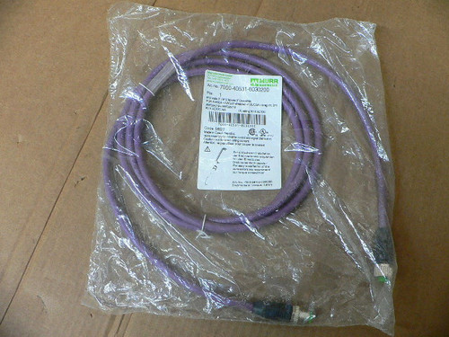 MURR ELEKTRONIK 7000-40531-8030200 M12 MALE 0° / M12 FEMALE 0° DEVICENET CABLE
