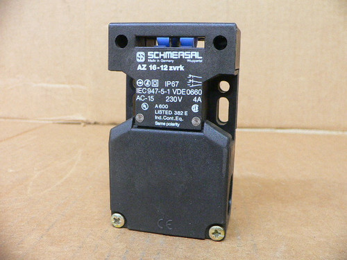 SCHMERSAL AZ 16-12 ZVRK SAFETY INTERLOCK SWITCH