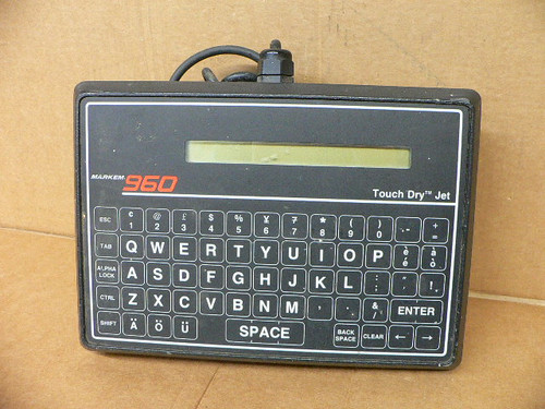 Markem 960 Touch Dry Jet Keyboard MAR501B-001