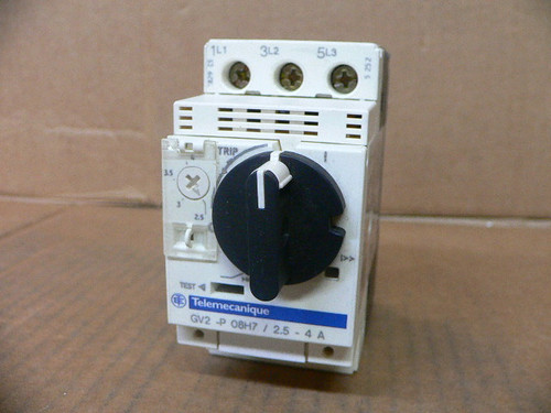 TELEMECANIQUE GV2-P08 H7 / 2.5-4A MOTOR CIRCUIT BREAKER TELEMECANIQUE GV2-P08 H7 / 2.5-4A MOTOR CIRCUIT BREAKER