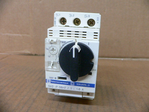 TELEMECANIQUE GV2-P06H7 1-1.6A CIRCUIT BREAKER