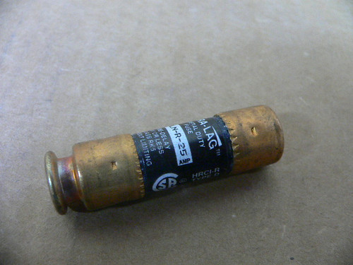 Bussman DURA-LAG DLN-R-25 Fuse, 25A, 250V