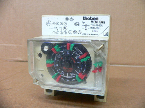 THEBEN MEM196h SWITCH CLOCK 220VAC 45-60Hz