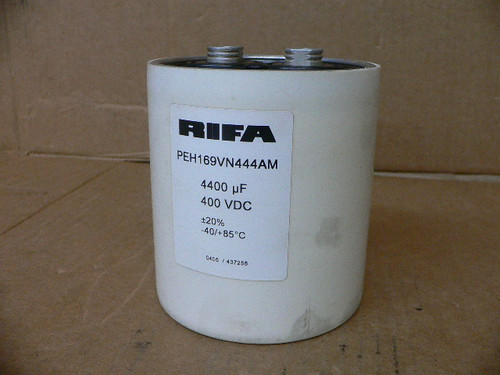 Elko RIFA PEH169VN444AM 4400UF 400VDC Long Life Capacitor