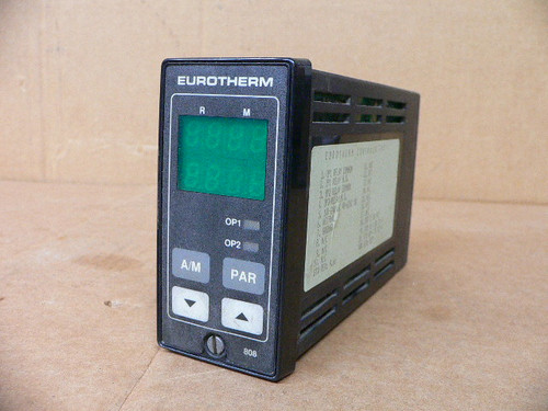 EUROTHERM 808/R1/R1/0/0/0/QS/(AJGF110) TEMPERATURE CONTROLLER EUROTHERM 808/R1/R1/0/0/0/QS/(AJGF110) TEMPERATURE CONTROLLER