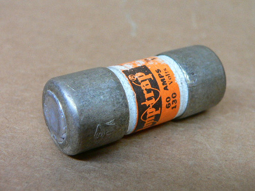 Gould Shawmut Amptrap A13X60 Type 1 Fuse 60 Amp 130 VAC