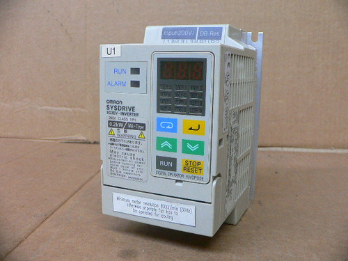 OMRON 3G3EV-AB002MA-CUE VARIABLE FREQUENCY DRIVE 200-240 V OMRON 3G3EV-AB002MA-CUE VARIABLE FREQUENCY DRIVE 200-240 V