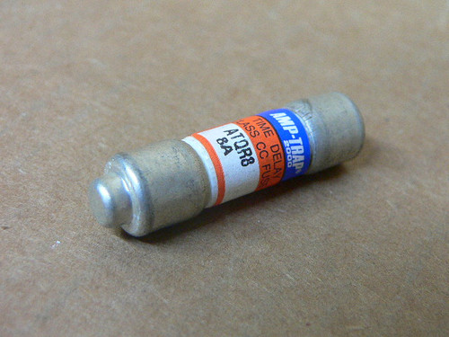 Ferraz Shawmut ATQR 8 8 Amp (ATQR 8) Midget Time-Delay Class CC Fuse 600V Ferraz Shawmut ATQR 8 8 Amp (ATQR 8) Midget Time-Delay Class CC Fuse 600V