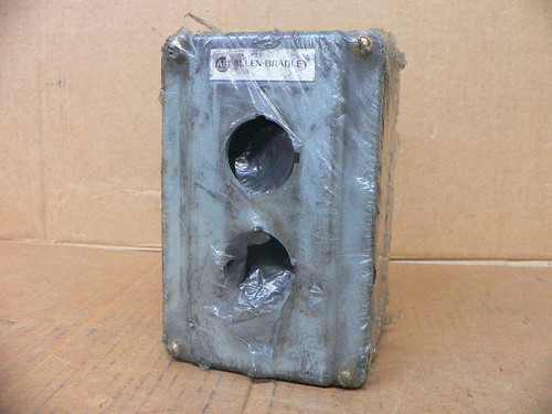 Allen Bradley 800T-2TZ 2-Hole Surface Mount Die Cast Pushbutton Enclosure