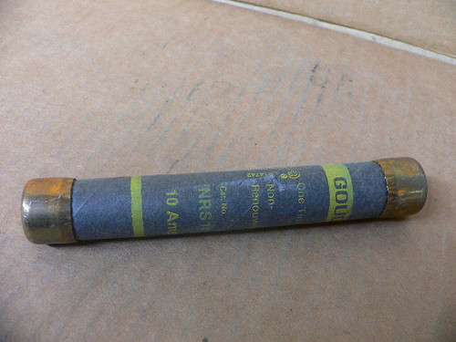 Gould NRS10 One Time Fuse 10A 600VAC Gould NRS10 One Time Fuse 10A 600VAC