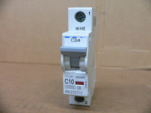 Eaton WMZS1C10 Circuit Breaker 10A 1-Pole Eaton WMZS1C10 Circuit Breaker 10A 1-Pole