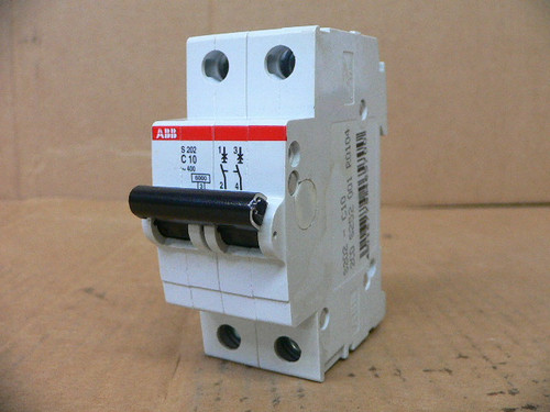 ABB S202-C10 2 Pole Circuit Breaker ABB S202-C10 2 Pole Circuit Breaker