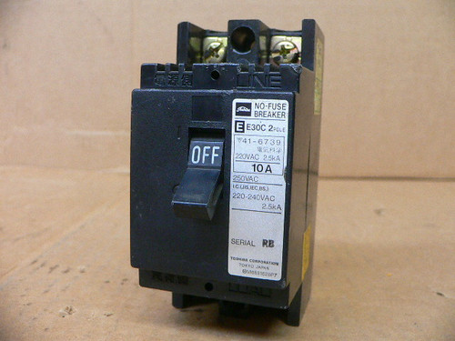 TOSHIBA  E30C 2 CIRCUIT BREAKER 2P 10A